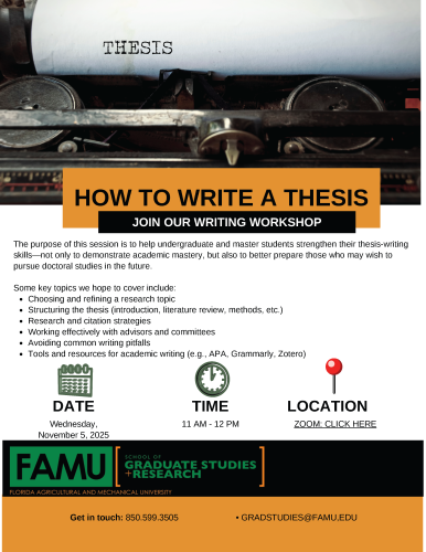 How to Write a Thesis