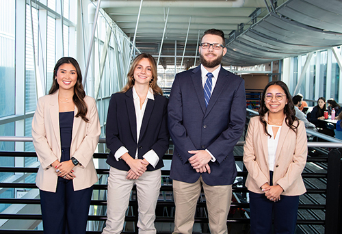 photo of civil engineering senior design team