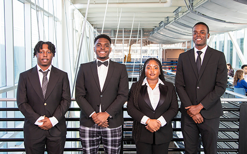 photo of civil engineering senior design team