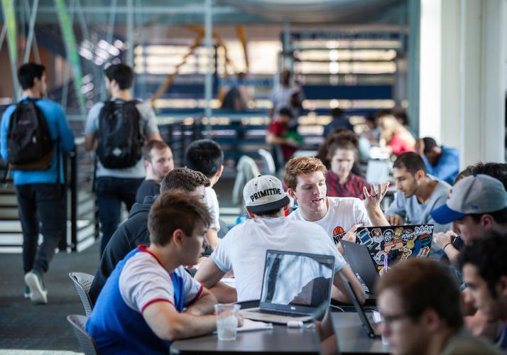Students studying at the FAMU-FSU College of Engineering