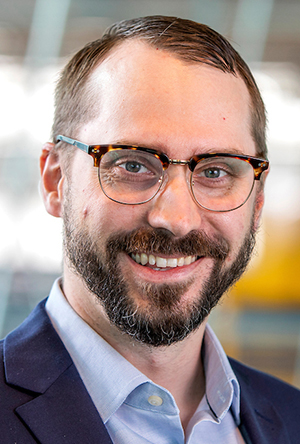 assistant prof of biomedical engineering tristan driscoll headshot