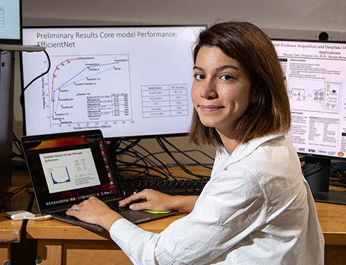 photo of maryam taeb, doctoral candidate at famu-fsu engineering