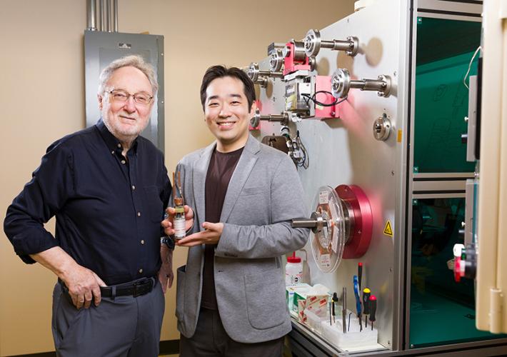 larbalestier and bank famu-fsu engineering faculty with little big coil