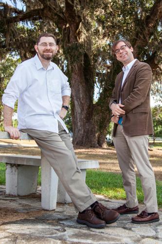 photo of famu-fsu engineering professors jonathan clark and christian hubicki