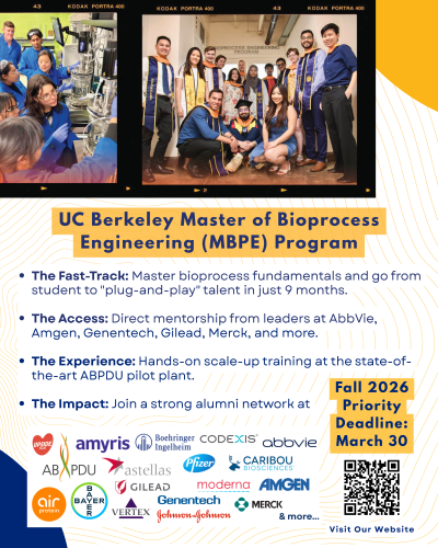 UC Berkley MBPE program flyer