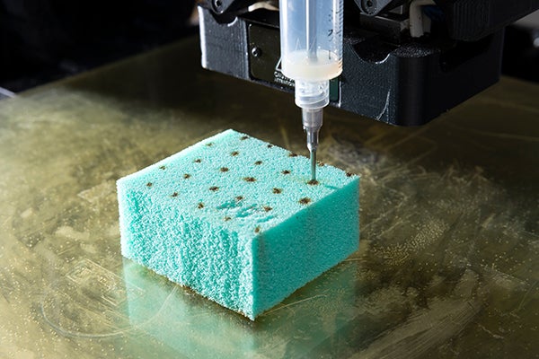 closeup of IPL foam at famu-fsu engineering