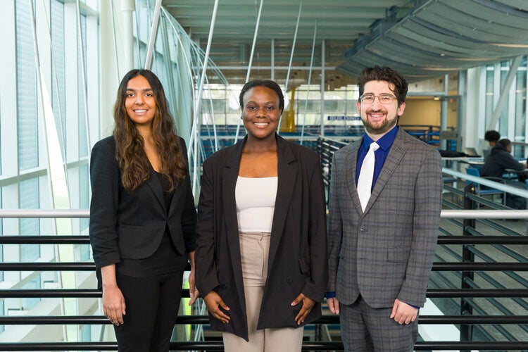 Team 118 L to R: Hannah Maken, Esther Perceval, Humberto Romero
