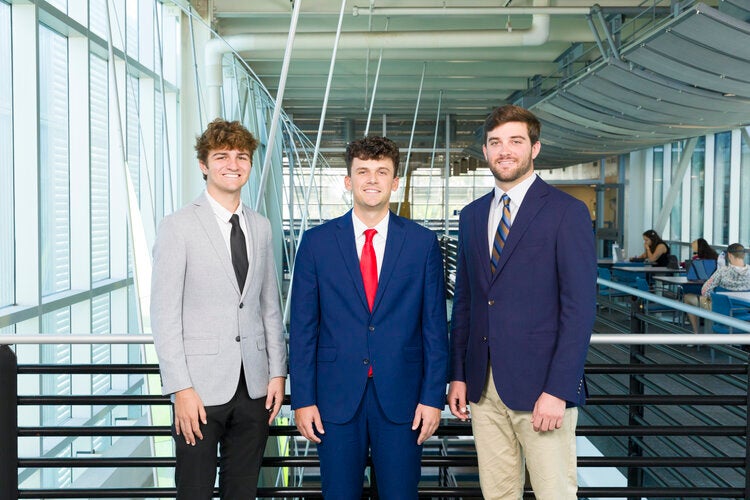 Team 204 L to R: Jimmy George, Blake Jozsa, Ben Williams