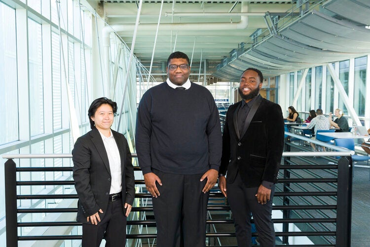 Team 209 L to R: Olivia Fawcett, Austin Holmes, JaKeyvan Jones