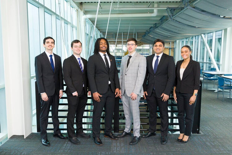Members of Team 306 left to right: Donovan, Bond Ignacio De Leon, Zyon Gomez ,Cristian Klatt, Kenil Patel, Keila Souriac
