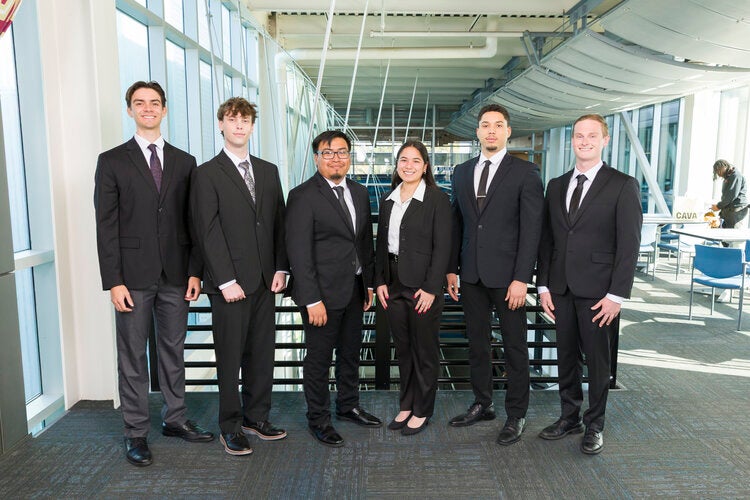 Members of Team 506 left to right: Andrew Colon, Trey Gilland, Juan Gonzalez ,Taylor Joseph, Tahj Reed, Nicolas Wigington