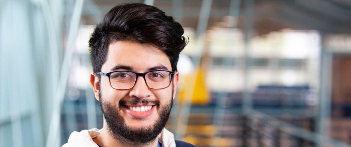 Juan Patino, electrical engineering student