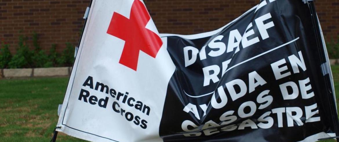 Red Cross banner