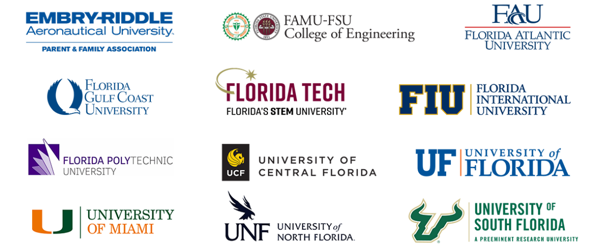 collage of florida university logos