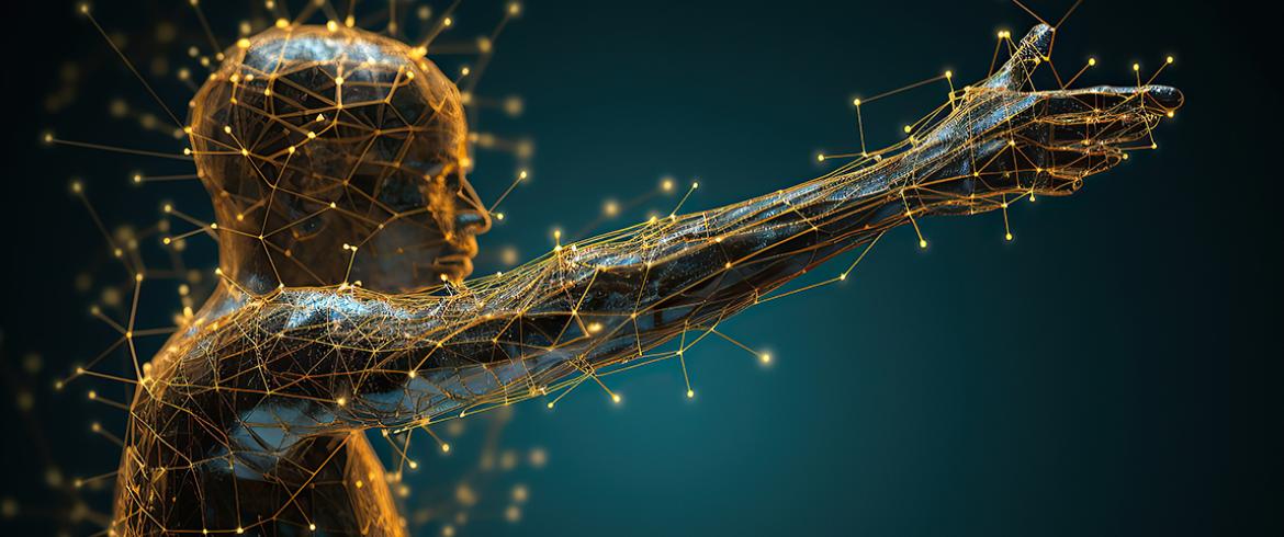 concept illustration of biomechanics