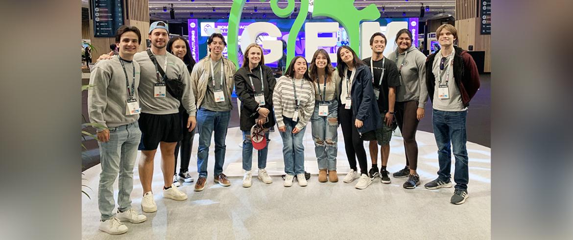 photo of engineering biology and medical students from florida state university and famu-fsu engineering at igem 2023 in paris