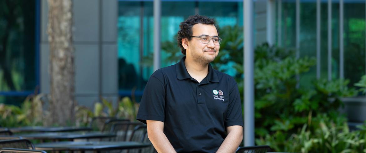 photo of engineering undergraduate student aashutosh pokharel at the famu-fsu college of engineering