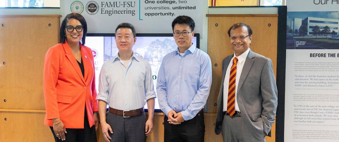 photo of researchers and faculty members at the famu-fsu college of engineering