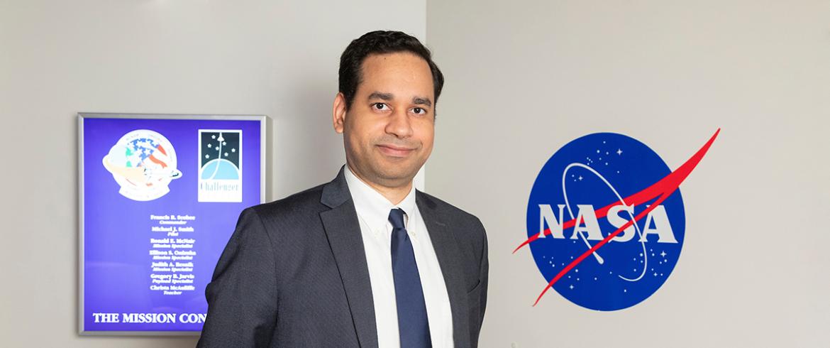 photo of famu-fsu biomedical engineering professor jamel ali at challenger center