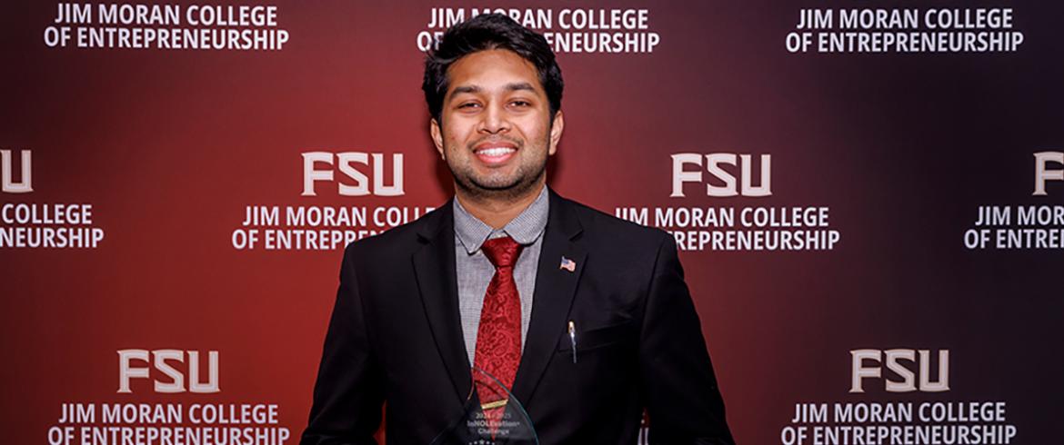 photo of sai devulapalli with award