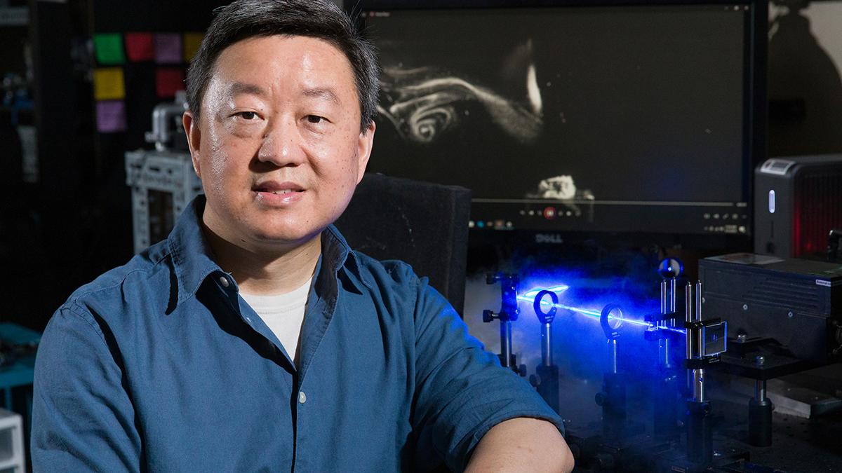 portrai of wei guo at mag lab