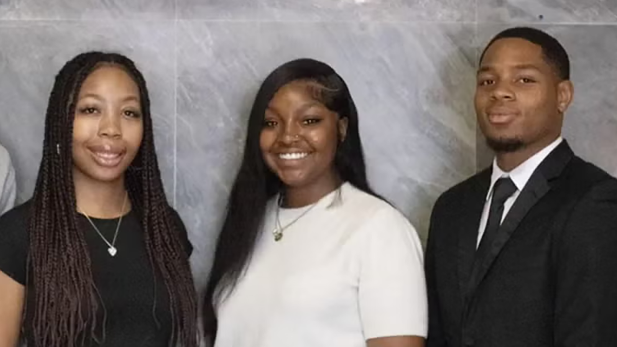 photo of three students