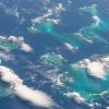 Aerial view of the Bahamas
