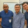 (L-R) Hoyong Chung, Wade Douglas, Choogon Lee, and Minkyu Kim (Kim is post doc of Chung group but not part of study)