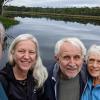 nasa engineer and famu-fsu engineering alumna gail skofronik-jackson with her husband and family at a lake