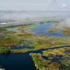 aerial photo of Lake Okeechobee in Florida