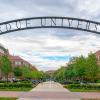 wide-angle photo of purdue campus