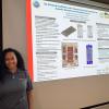 photo of female engineering student from famu engineering reu at mag lab