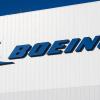 photo of boeing logo on building